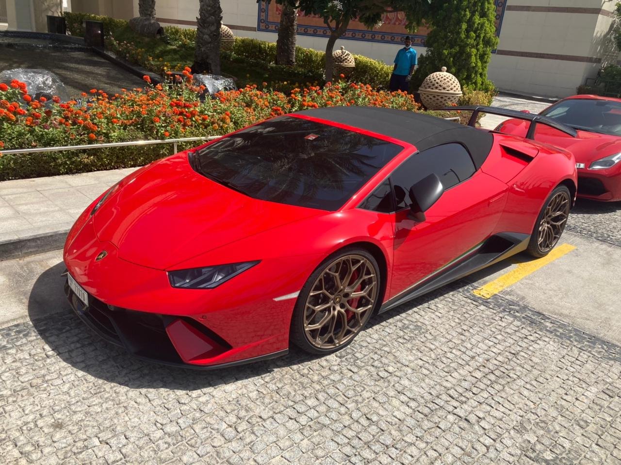 Rent Lamborghini Huracan Performante Spyder Dubai