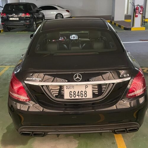 Mercedes C63 rent Dubai