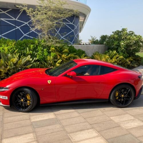 Ferrari roma Rental Dubai - sports car rental dubai