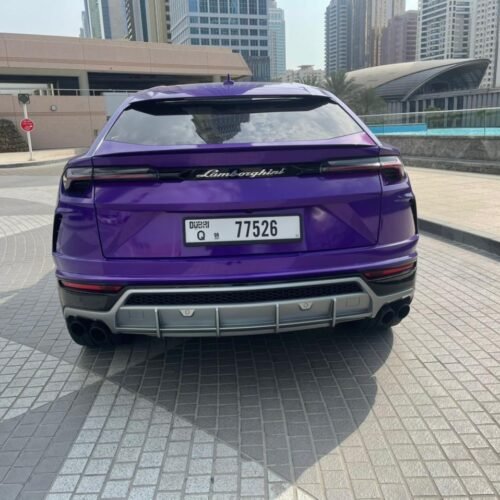 Lamborghini Urus Purple rental dubai