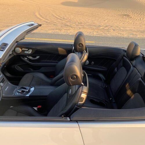 Mercedes AMG C63s Cabrio Rental Dubai